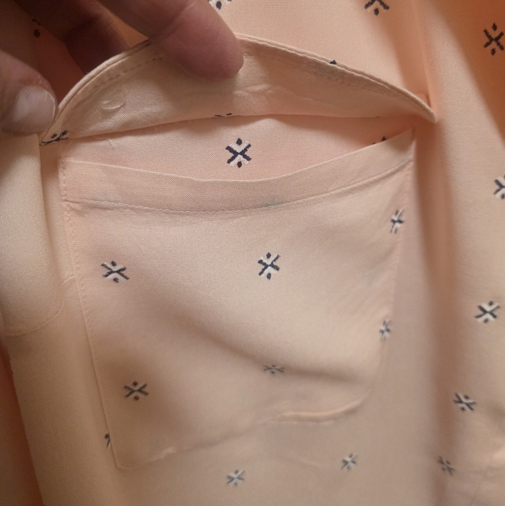 Ava & Viv Light Pink Button-Down Shirt Size 3x EUC - Picture 4 of 9